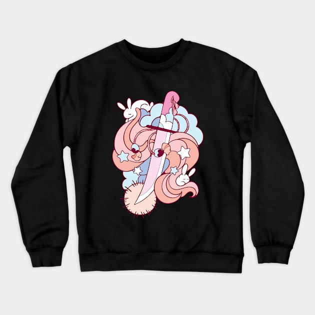 Dreamy Bun Dagger Crewneck Sweatshirt by The Craft Coven